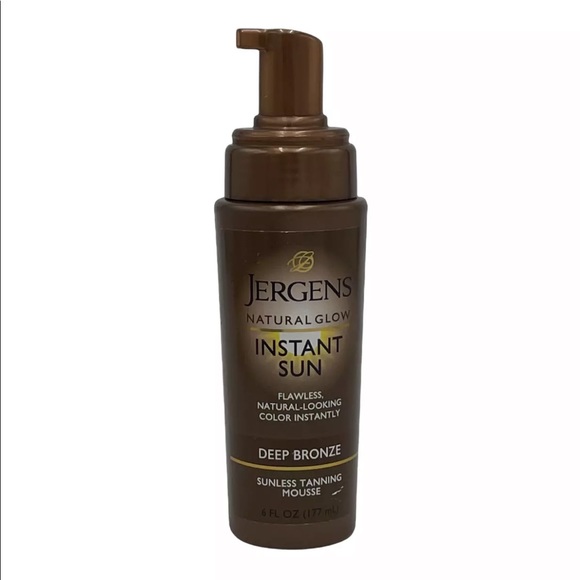 3 Pack Jergens Natural Glow Instant Sun Tanning Mousse Deep Bronze 6 oz *NO Caps - Picture 2 of 4